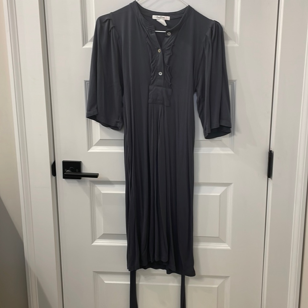 Women’s tie back dress with ruffle detail